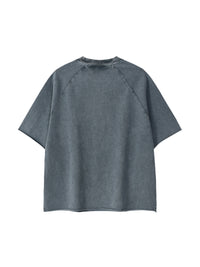 Rifted Unisex Mineral Wash Raw Edge T-Shirt