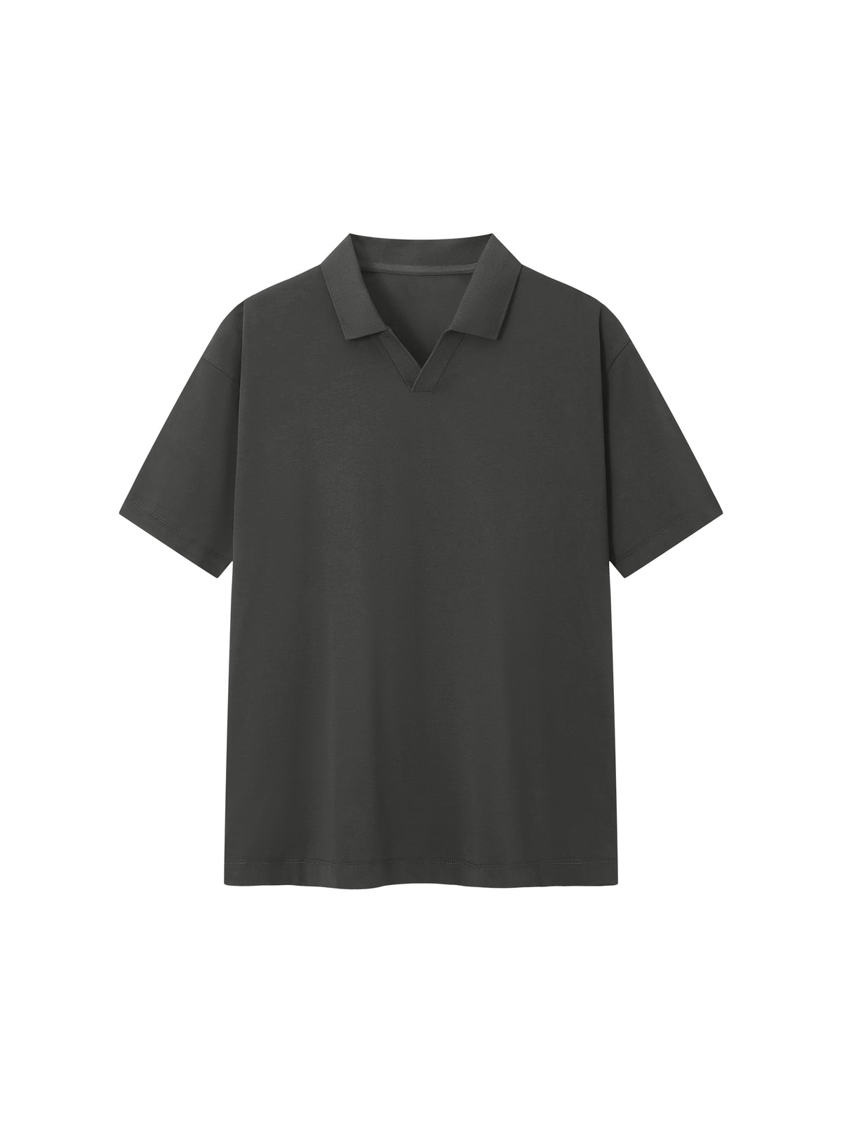 Men's Drop Shoulder Polo T-Shirt