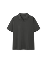 Men's Drop Shoulder Polo T-Shirt