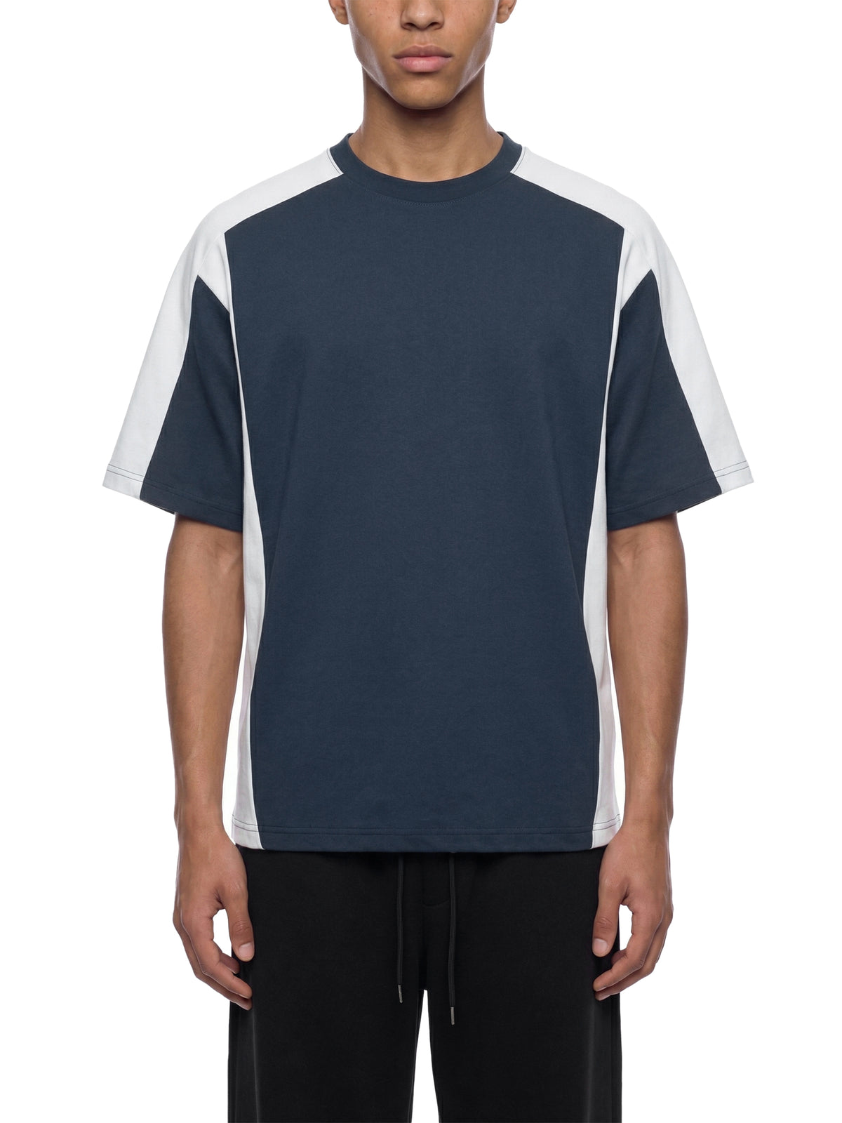 Rifted Unisex Color Block Loose T-Shirt