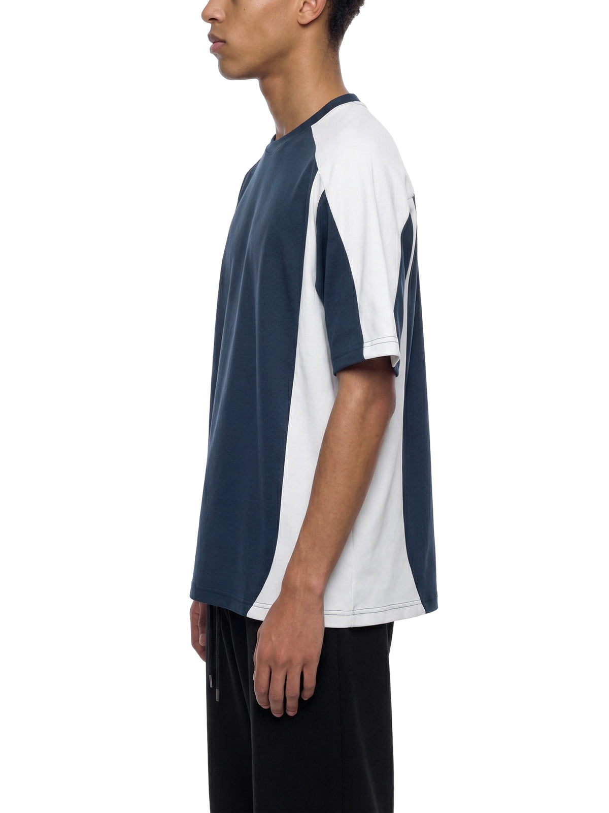Rifted Unisex Color Block Loose T-Shirt