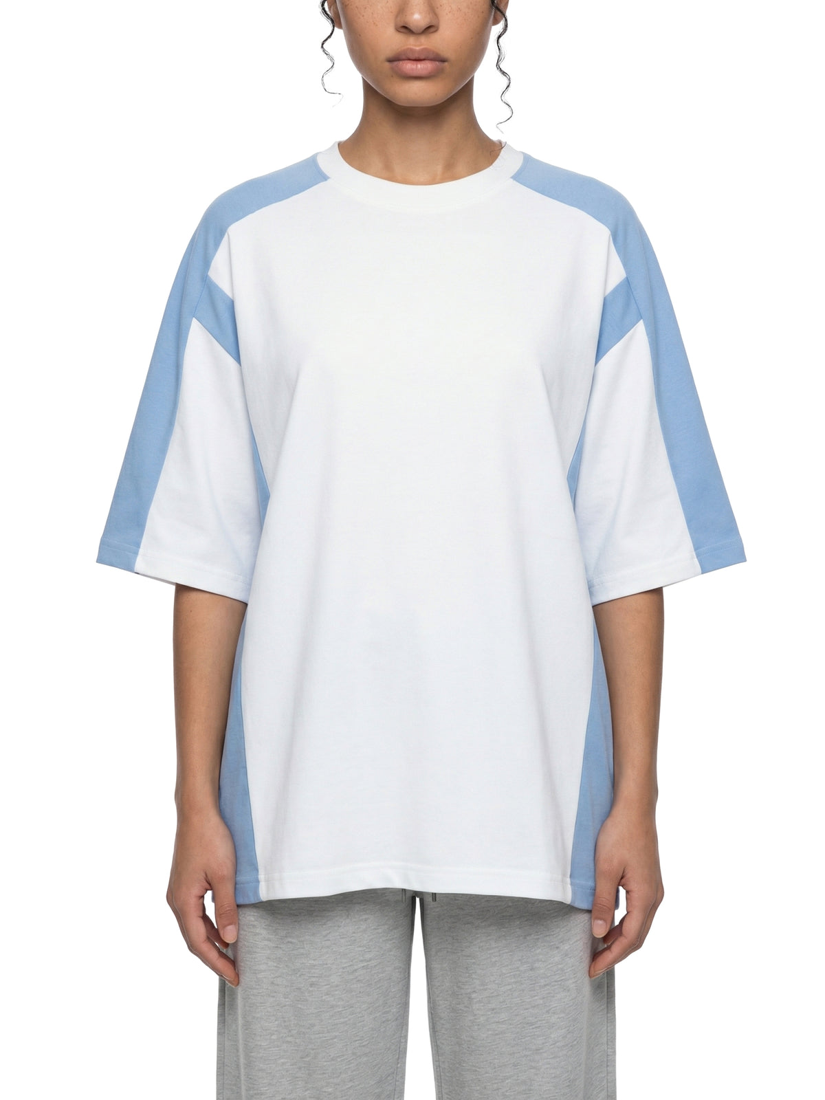 Rifted Unisex Color Block Loose T-Shirt