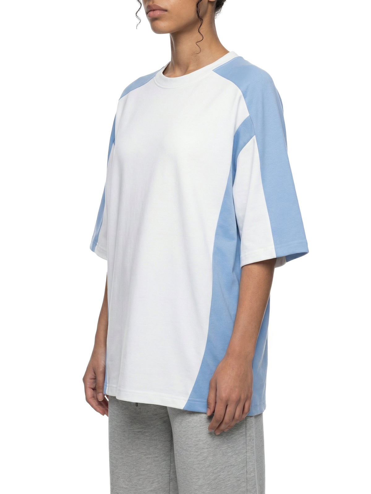Rifted Unisex Color Block Loose T-Shirt