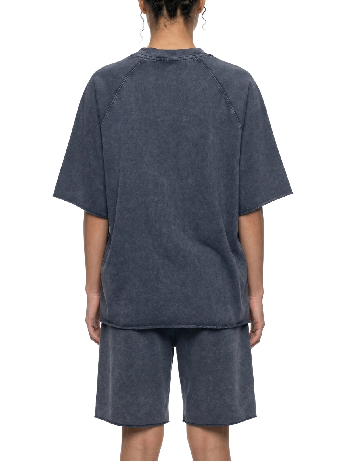 Rifted Unisex Mineral Wash Raw Edge T-Shirt