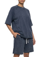 Rifted Unisex Mineral Wash Raw Edge T-Shirt
