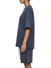 Rifted Unisex Mineral Wash Raw Edge T-Shirt