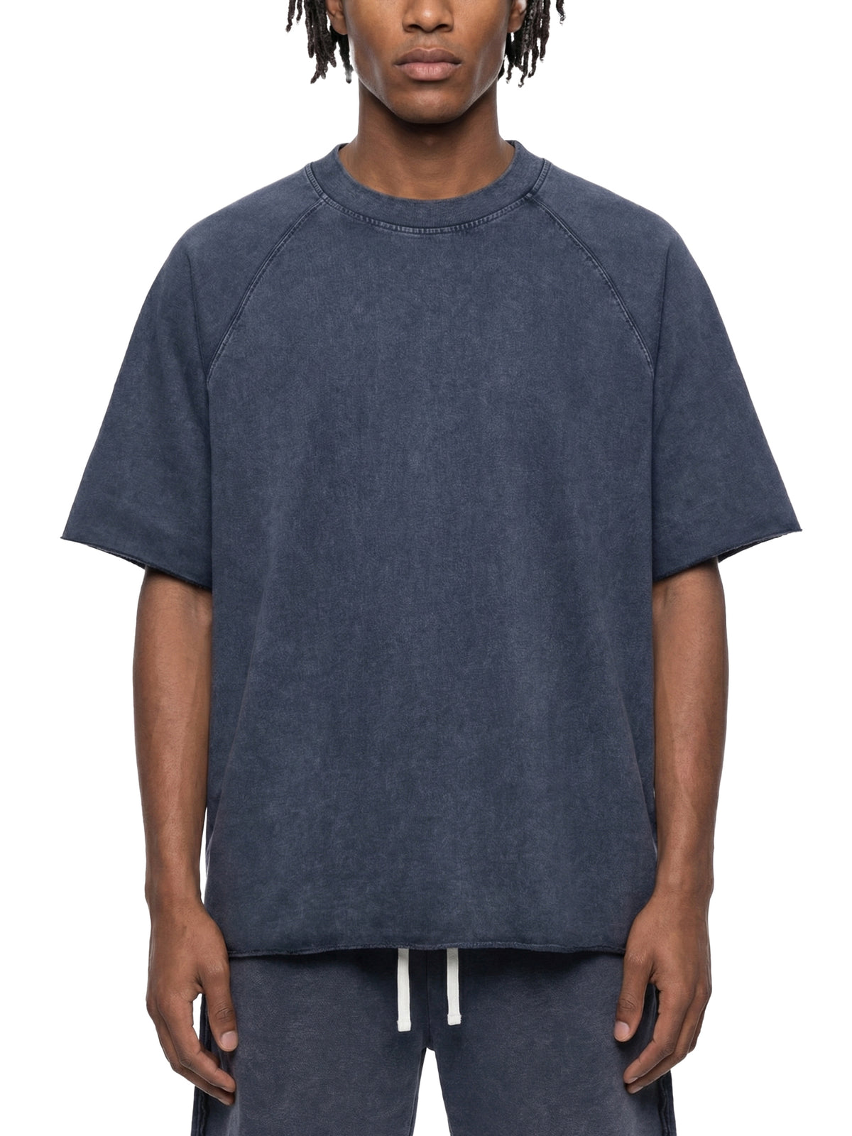 Rifted Unisex Mineral Wash Raw Edge T-Shirt
