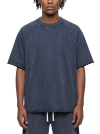 Rifted Unisex Mineral Wash Raw Edge T-Shirt