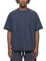Rifted Unisex Mineral Wash Raw Edge T-Shirt