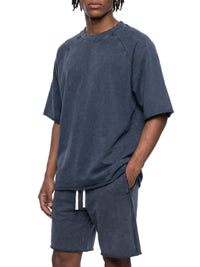 Rifted Unisex Mineral Wash Raw Edge T-Shirt