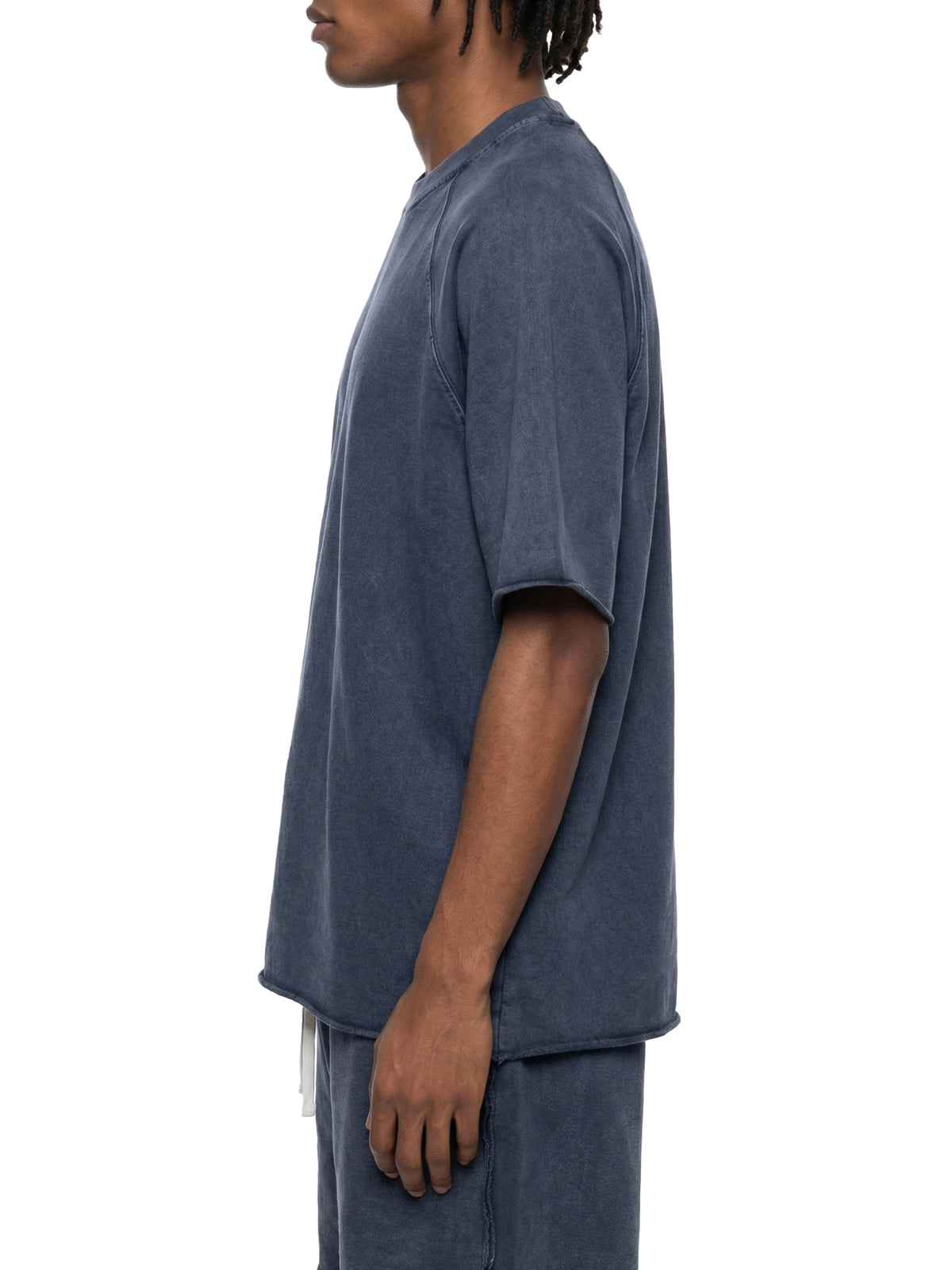 Rifted Unisex Mineral Wash Raw Edge T-Shirt