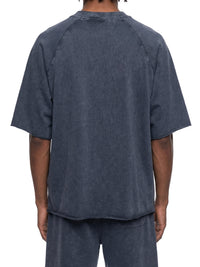 Rifted Unisex Mineral Wash Raw Edge T-Shirt