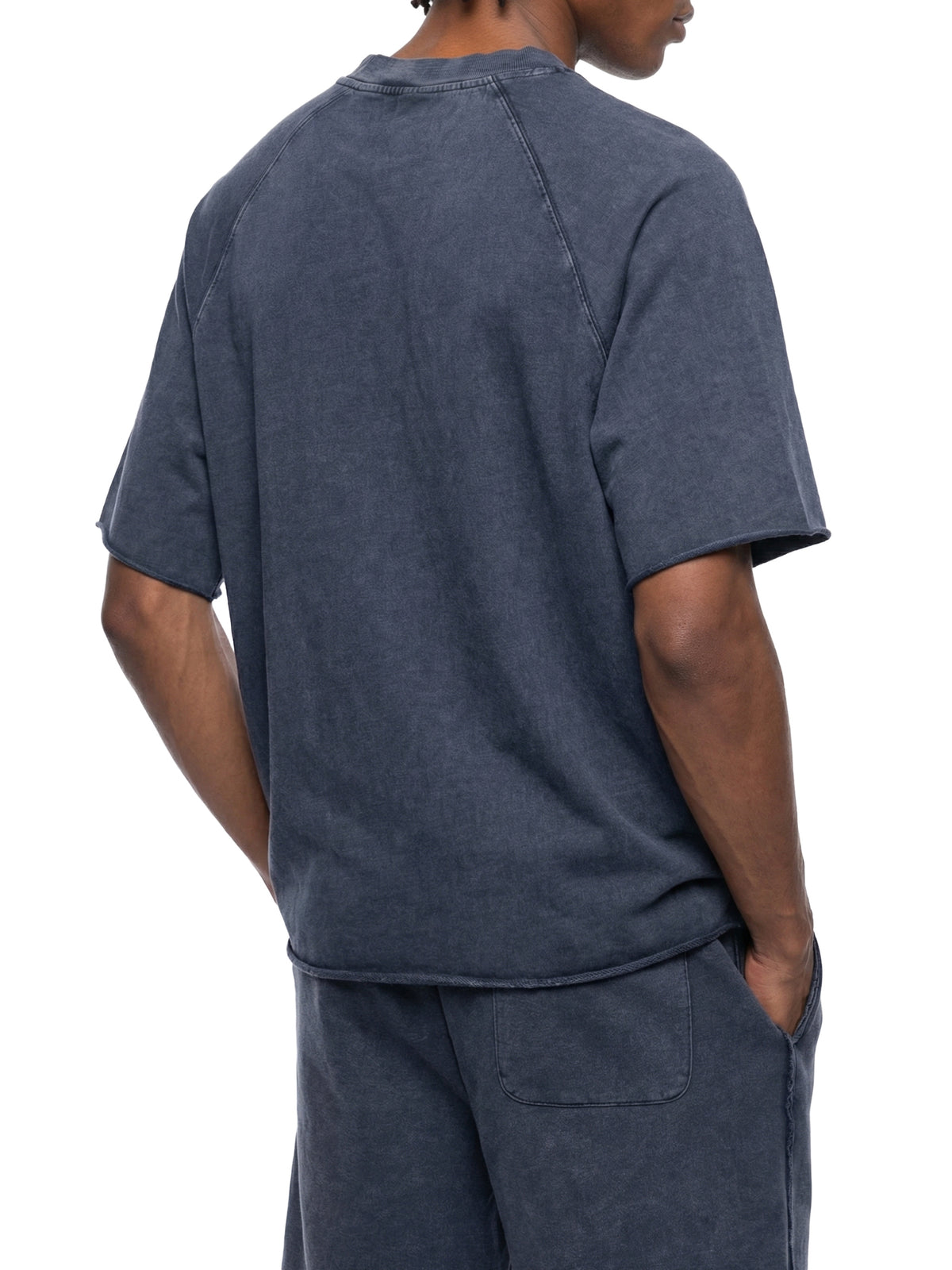 Rifted Unisex Mineral Wash Raw Edge T-Shirt
