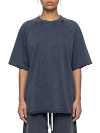 Rifted Unisex Mineral Wash Raw Edge T-Shirt