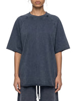 Rifted Unisex Mineral Wash Raw Edge T-Shirt