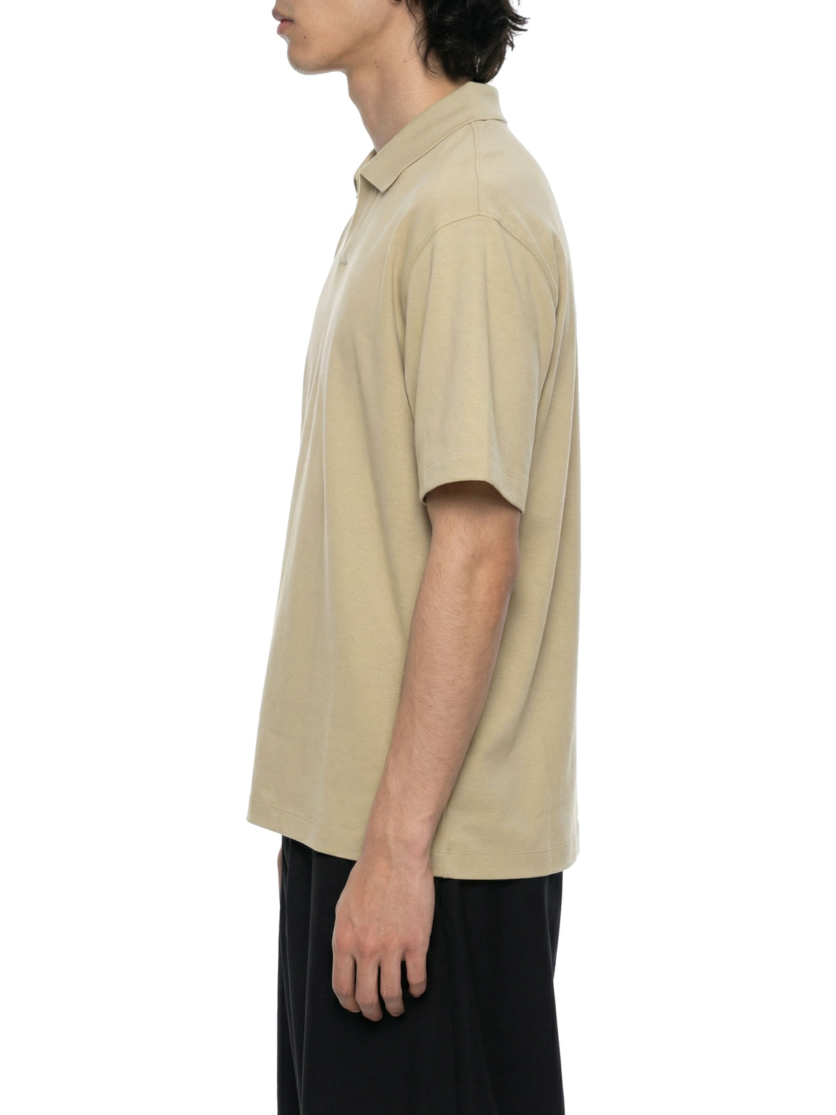 Men's Drop Shoulder Polo T-Shirt