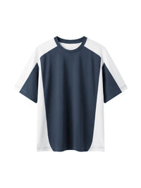 Rifted Unisex Color Block Loose T-Shirt