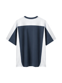 Rifted Unisex Color Block Loose T-Shirt