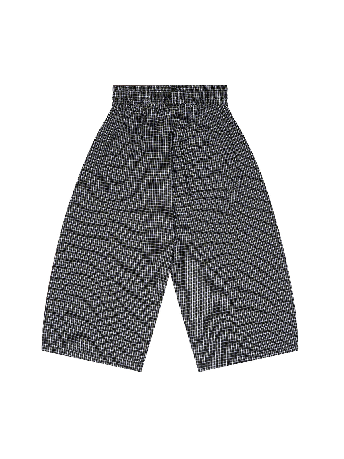 Rifted Unisex Plaid Loose Capri Shorts