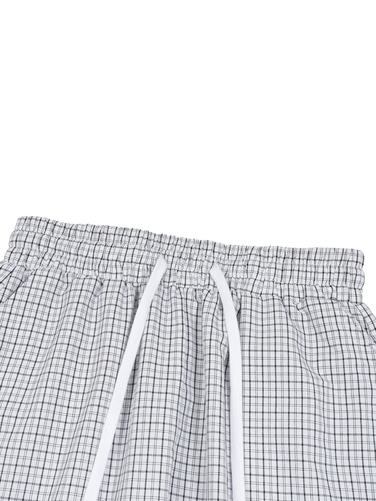 Rifted Unisex Plaid Loose Capri Shorts