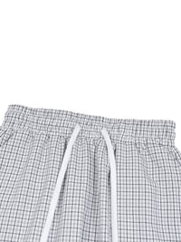 Rifted Unisex Plaid Loose Capri Shorts