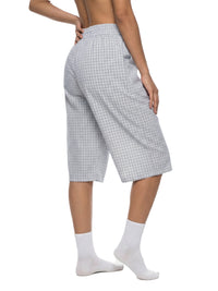 Rifted Unisex Plaid Loose Capri Shorts