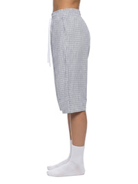 Rifted Unisex Plaid Loose Capri Shorts