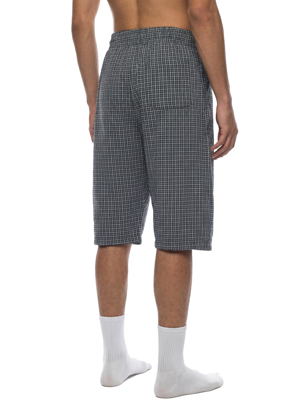 Rifted Unisex Plaid Loose Capri Shorts