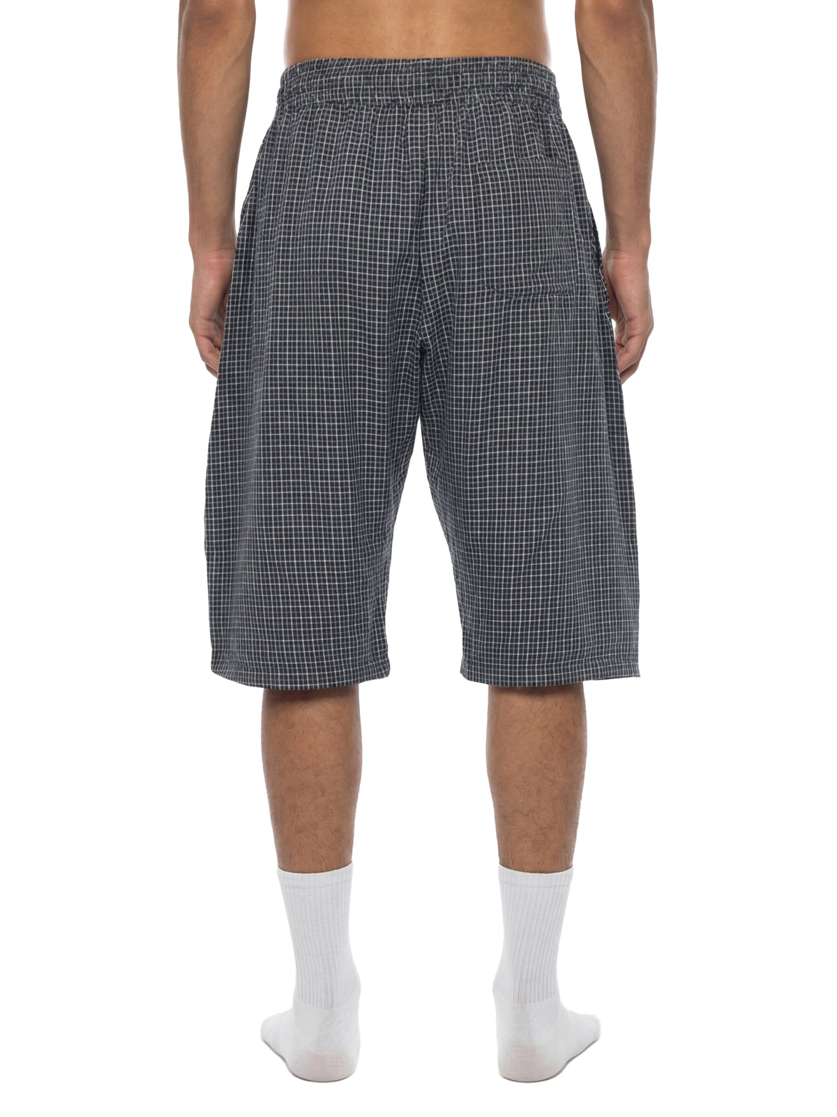 Rifted Unisex Plaid Loose Capri Shorts