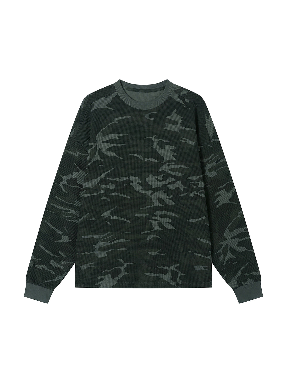 Rifted Unisex Waffle Boxy Long Sleeve T-Shirt