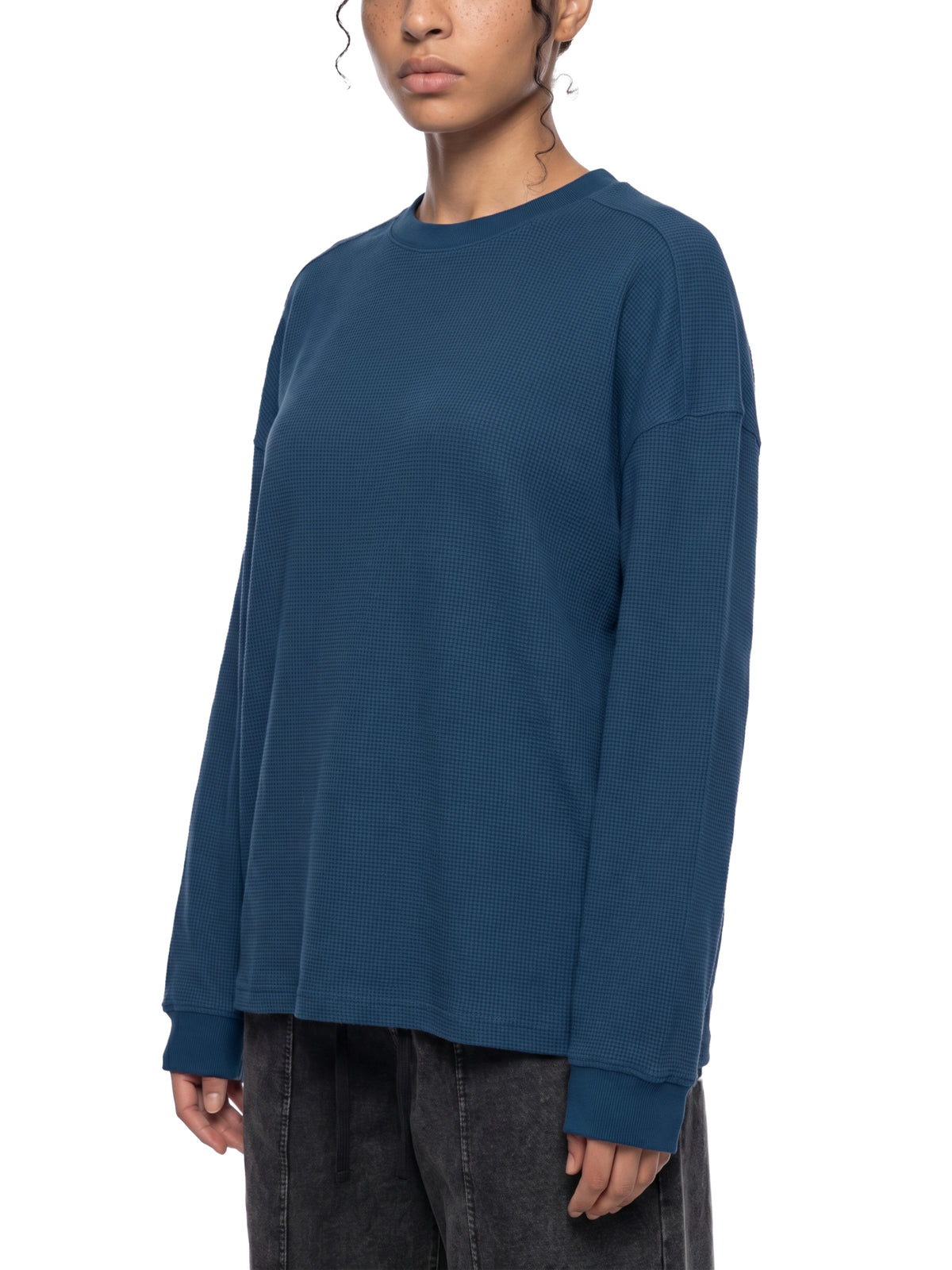 Rifted Unisex Waffle Boxy Long Sleeve T-Shirt