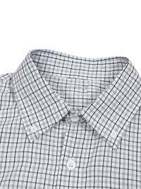 Rifted Unisex Distressed Plaid Boxy Shirt