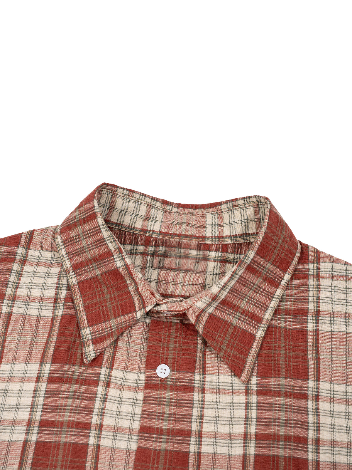 Rifted Unisex Plaid Boxy Short Sleeve Shirt