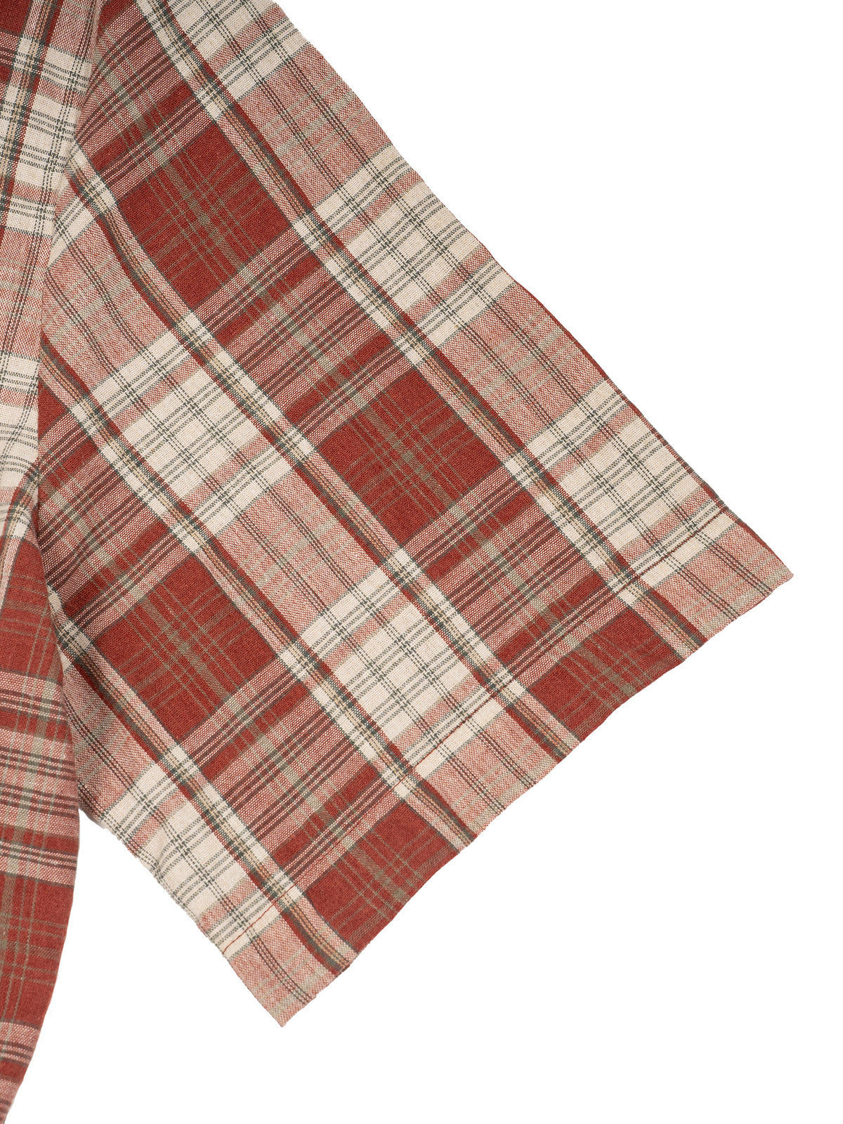 Rifted Unisex Plaid Boxy Short Sleeve Shirt
