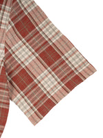 Rifted Unisex Plaid Boxy Short Sleeve Shirt
