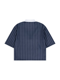 Rifted Unisex Pinstripe Collared Soccer Jersey