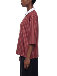Rifted Unisex Pinstripe Collared Soccer Jersey