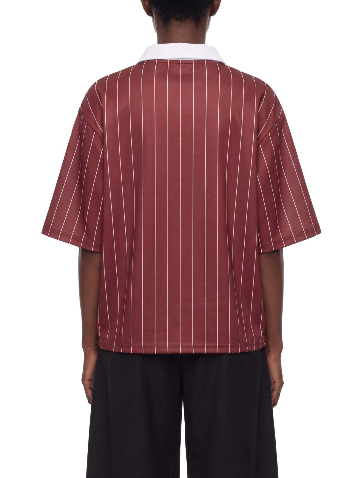 Rifted Unisex Pinstripe Collared Soccer Jersey