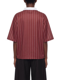 Rifted Unisex Pinstripe Collared Soccer Jersey