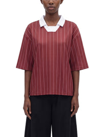 Rifted Unisex Pinstripe Collared Soccer Jersey