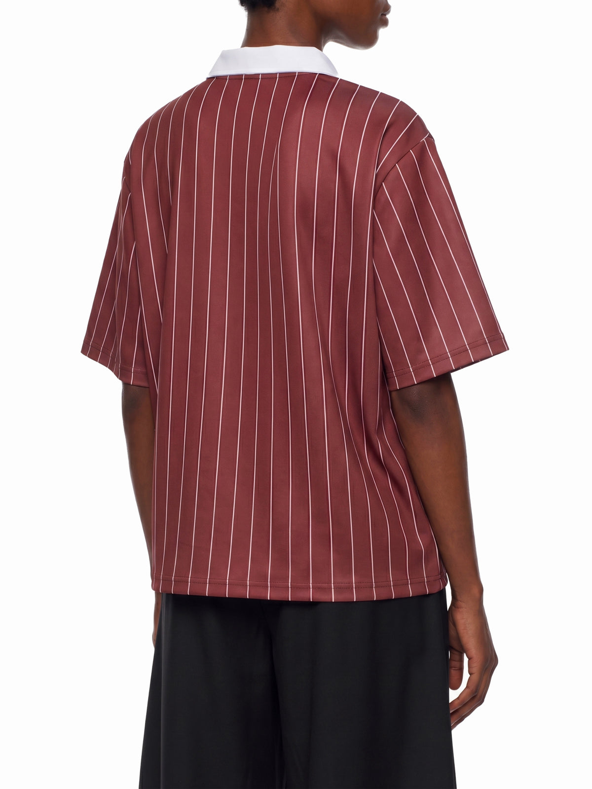 Rifted Unisex Pinstripe Collared Soccer Jersey