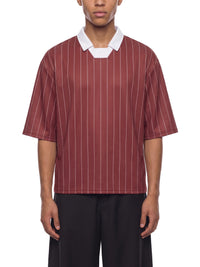 Rifted Unisex Pinstripe Collared Soccer Jersey