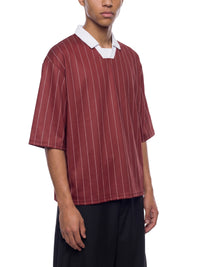 Rifted Unisex Pinstripe Collared Soccer Jersey