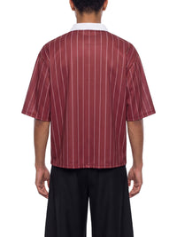Rifted Unisex Pinstripe Collared Soccer Jersey