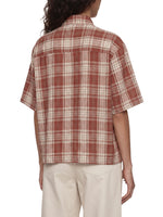 Rifted Unisex Plaid Boxy Short Sleeve Shirt