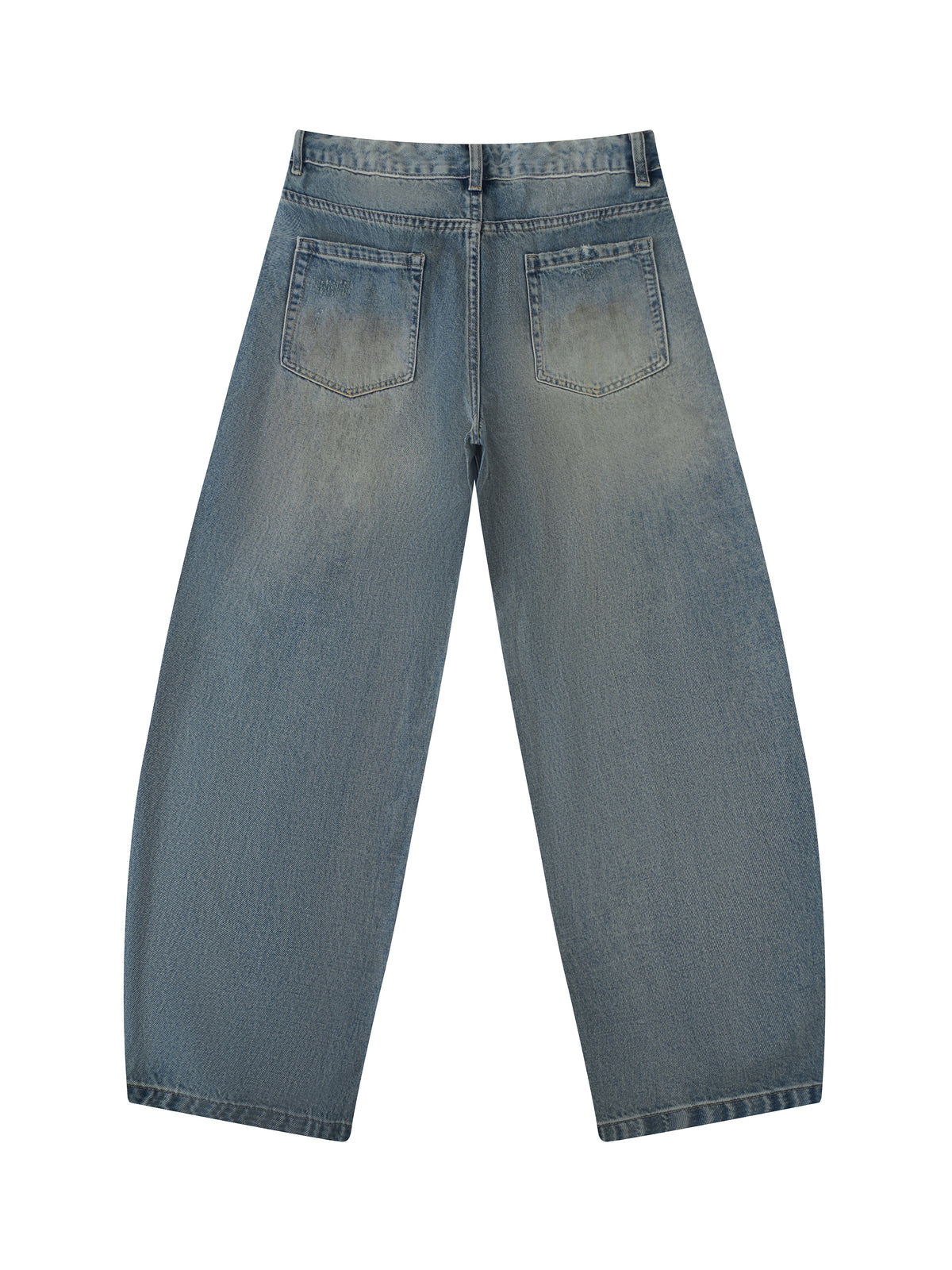 Rifted Men's Distressed Barrel Leg Jeans