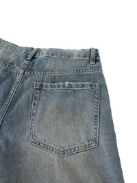 Rifted Men's Distressed Barrel Leg Jeans