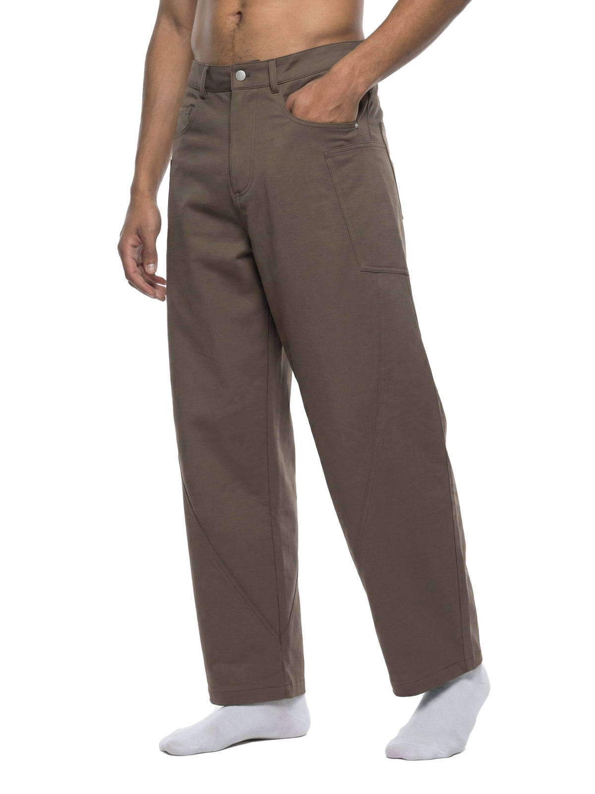 Rifted Men's Barrel Leg Pants