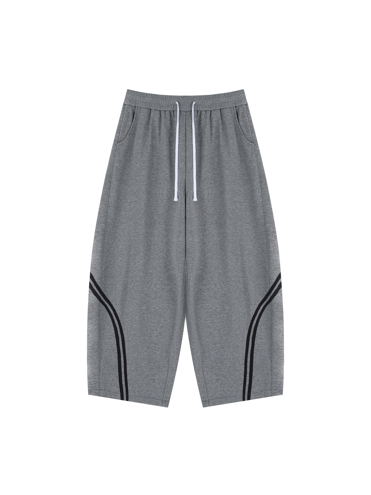 Rifted Unisex Wide Leg Piping Sweatpants
