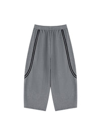 Rifted Unisex Wide Leg Piping Sweatpants